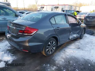 2014 Honda Civic Sedan EX with VIN 19XFB2F81EE207315, listed as a IAAI auction lot 41222886 with 145,484 mi miles. Bid and sale history available at carsss.com. Image 4.