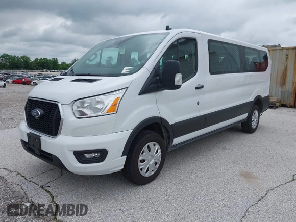 2021 Ford Transit Passenger XL with VIN 1FBAX2Y80MKA31866, listed as a IAAI auction lot 42445861 with 65,193 mi miles and . Bid and sale history available at DreamBid. Image 2.