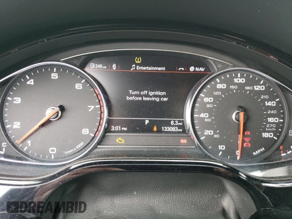 2013 Audi A8 3.0L with VIN WAURGAFD2DN026253, listed as a Copart auction lot 55476795 with 133,083 mi miles and Salvage title. Bid and sale history available at DreamBid. Image 9.