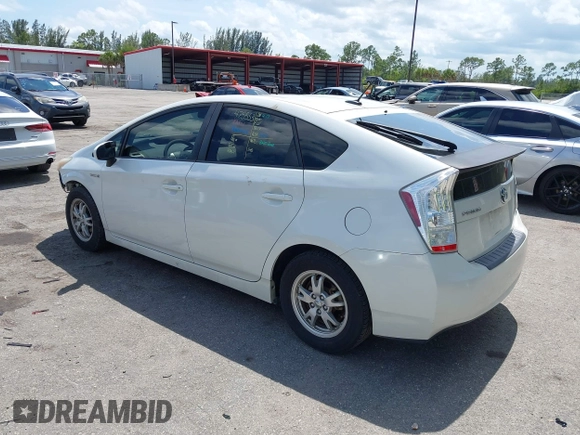 2011 Toyota Prius I with VIN JTDKN3DU9B0260439, listed as a IAAI auction lot 42134988 with 209,932 mi miles and . Bid and sale history available at DreamBid. Image 3.