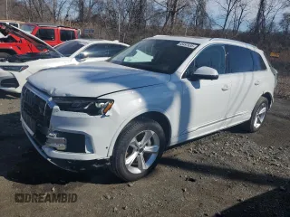 2024 Audi Q7 Premium Plus with VIN WA1LCBF75RD000760, listed as a Copart auction lot 48497635 with 16,419 mi miles and Salvage Title. Bid and sale history available at carsss.com. Image 1.