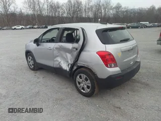 2016 Chevrolet Trax LS with VIN 3GNCJKSB1GL254664, listed as a IAAI auction lot 41196076 with 153,205 mi miles. Bid and sale history available at carsss.com. Image 3.