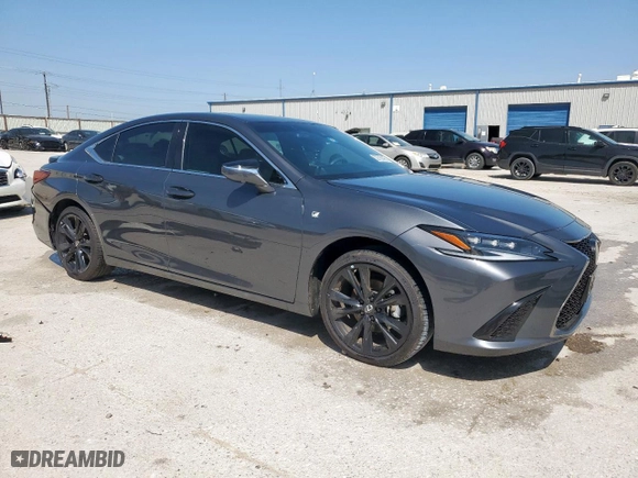 2023 Lexus ES with VIN 58AJZ1B10PU156374, listed as a Copart auction lot 52783495 with 21,416 mi miles and Salvage Title. Bid and sale history available at carsss.com. Image 4.