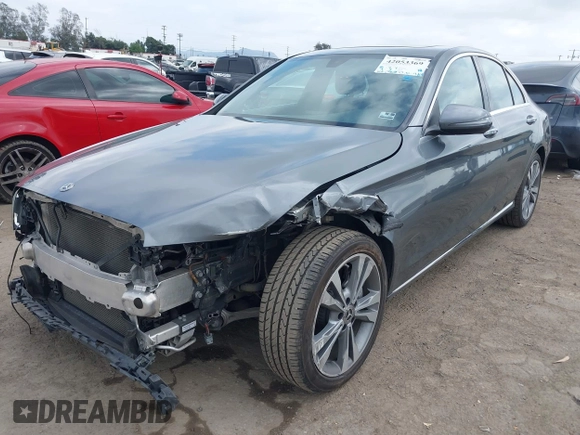 2019 Mercedes-Benz C 300 with VIN 55SWF8DB7KU312371, listed as a IAAI auction lot 42053369 with 62,767 mi miles and . Bid and sale history available at DreamBid. Image 2.