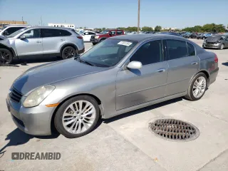 2006 Infiniti G35 with VIN JNKCV51EX6M518347, listed as a Copart auction lot 72001394 with 242,188 mi miles and Salvage Title. Bid and sale history available at DreamBid. Image 1.