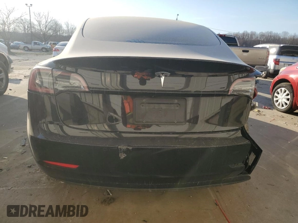 2019 Tesla Model 3 Mid Range with VIN 5YJ3E1EA9KF412525, listed as a Copart auction lot 48689825 with 134,768 mi miles and Salvage Title. Bid and sale history available at DreamBid. Image 6.