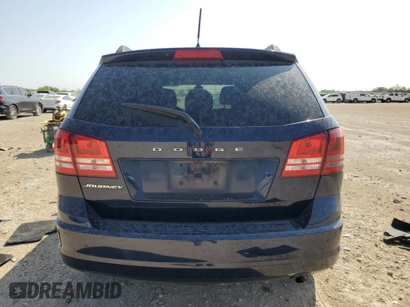 2018 Dodge Journey SE with VIN 3C4PDCABXJT448836, listed as a Copart auction lot 50164395 with 88,364 mi miles and Salvage Title. Bid and sale history available at carsss.com. Image 6.