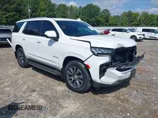 2021 Chevrolet Tahoe LT with VIN 1GNSKNKD8MR376759, listed as a IAAI auction lot 42686035 with 41,568 mi miles and . Bid and sale history available at DreamBid. Image 1.