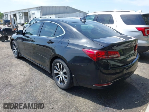 2015 Acura TLX Tech with VIN 19UUB1F57FA005463, listed as a IAAI auction lot 42027656 with 171,708 mi miles. Bid and sale history available at carsss.com. Image 3.
