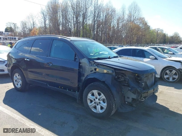2017 Chevrolet Traverse LS with VIN 1GNKRFED9HJ252517, listed as a IAAI auction lot 41876709 with 62,241 mi miles. Bid and sale history available at carsss.com. Image 1.