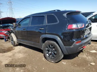 2022 Jeep Cherokee Trailhawk with VIN 1C4PJMBX9ND516418, listed as a Copart auction lot 49733765 with 55,624 mi miles and Salvage title. Bid and sale history available at DreamBid. Image 2.