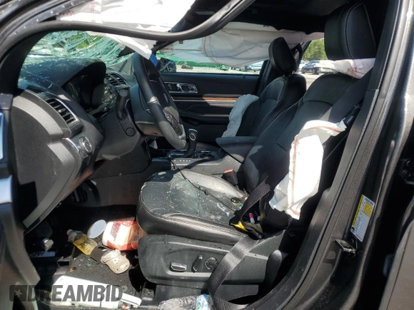2018 Ford Explorer Limited with VIN 1FM5K7F89JGB15710, listed as a Copart auction lot 63499065 with 65,419 mi miles and Salvage title. Bid and sale history available at DreamBid. Image 7.
