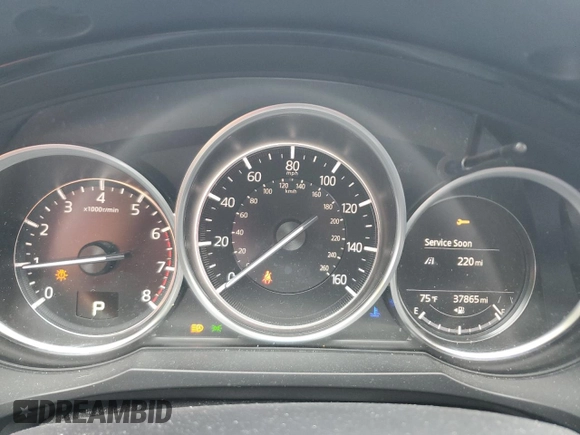 2021 Mazda CX-9 Touring with VIN JM3TCBCY6M0512571, listed as a Copart auction lot 59417475 with 37,865 mi miles and Salvage title. Bid and sale history available at DreamBid. Image 9.