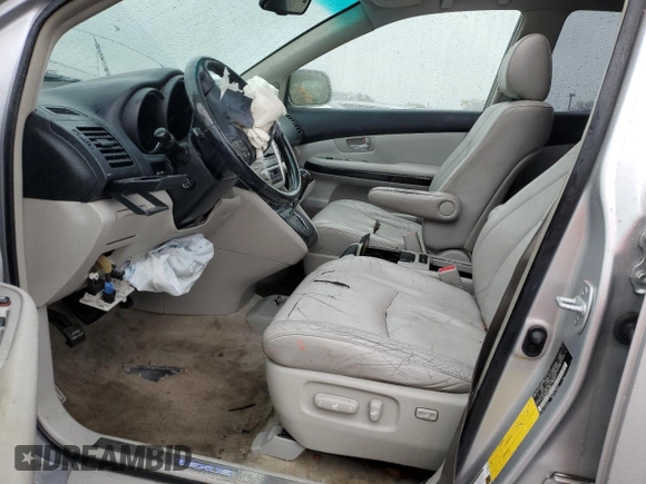 2008 Lexus RX 400h with VIN JTJGW31U482008809, listed as a Copart auction lot 43714545 with Not Provided miles and Salvage Title. Bid and sale history available at DreamBid. Image 7.