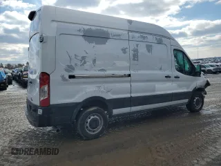 2020 Ford Transit Cargo with VIN 1FTBW1X84LKA64821, listed as a Copart auction lot 43793575 with 54,830 mi miles and Salvage title. Bid and sale history available at DreamBid. Image 3.