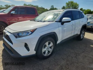 2019 Toyota RAV4 XLE with VIN 2T3P1RFV1KC011804, listed as a Copart auction lot 65825785 with 106,712 mi miles and Salvage title. Bid and sale history available at DreamBid. Image 1.