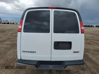 2018 GMC Savana z VIN 1GJZ7PFG4J1240284, wystawiony jako Copart lot #55495065 z przebiegiem 96 769 mil mil oraz Szkody całkowita. Historia ofert i sprzedaży dostępna na DreamBid. Obrazek 6.