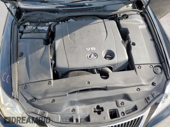 2010 Lexus IS 250 z VIN JTHBF5C28A2097597, wystawiony jako Copart lot #55614765 z przebiegiem 119 166 mil mil oraz Szkoda całkowita • Salvage title. Historia ofert i sprzedaży dostępna na DreamBid. Obrazek 11.