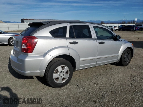 2007 Dodge Caliber with VIN 1B3HB28B87D242800, listed as a Copart auction lot 41676695 with 164,980 mi miles and Salvage Title. Bid and sale history available at carsss.com. Image 3.