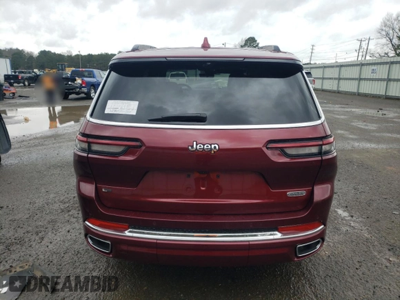 2022 Jeep Grand Cherokee Overland с VIN 1C4RJJDG7N8570281, выставлен на аукционе Copart как лот 43272305 с пробегом Не указан миль и Списание • Salvage title. История ставок и продаж доступна на DreamBid. Изображение 6.