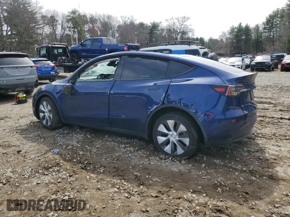 2024 Tesla Model Y Long Range with VIN 7SAYGDEE6RF036075, listed as a Copart auction lot 51275845 with Not Provided miles and Salvage Title. Bid and sale history available at DreamBid. Image 2.