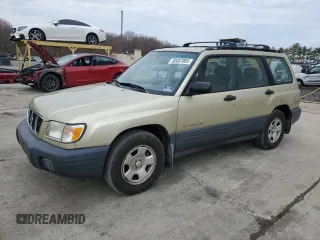 2001 Subaru Forester L with VIN JF1SF63581H720298, listed as a Copart auction lot 50407085 with 80,896 mi miles and Salvage Title. Bid and sale history available at carsss.com. Image 1.