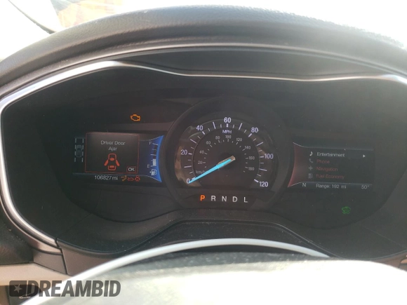 2019 Ford Fusion Hybrid SE with VIN 3FA6P0LU7KR154752, listed as a Copart auction lot 44435433 with 106,827 mi miles. Bid and sale history available at carsss.com. Image 9.