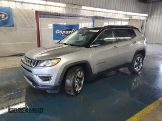 2020 Jeep Compass Limited with VIN 3C4NJDCB4LT163569, listed as a Copart auction lot 54246975 with 91,258 mi miles and Clean title. Bid and sale history available at DreamBid. Image 1.