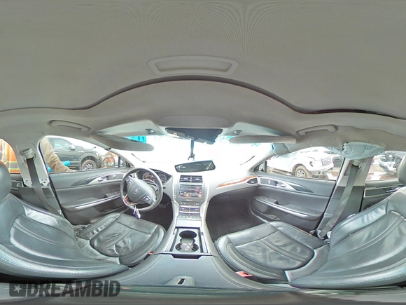 2014 Lincoln MKZ with VIN 3LN6L2GK6ER820817, listed as a Copart auction lot 58742365 with 201,284 mi miles and Salvage title. Bid and sale history available at DreamBid. Image 14.