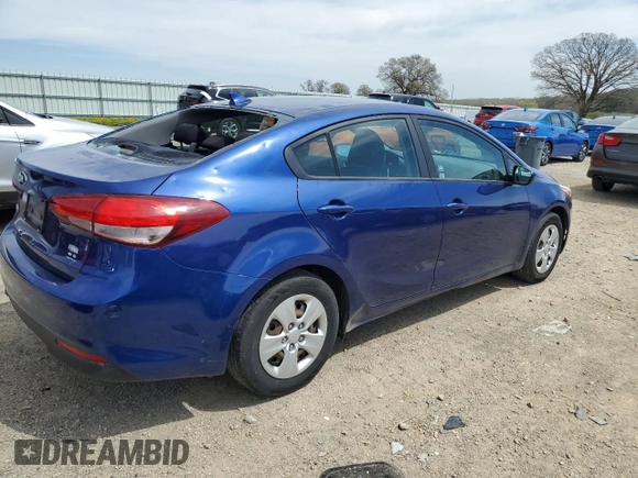 2017 Kia Forte LX with VIN 3KPFK4A78HE147872, listed as a Copart auction lot 55145305 with 76,877 mi miles and Non Repairable. Bid and sale history available at carsss.com. Image 3.