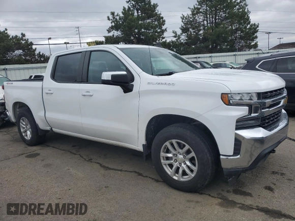 2020 Chevrolet Silverado 1500 LT with VIN 3GCUYDED3LG190079, listed as a Copart auction lot 47283485 with 124,162 mi miles and Salvage Title. Bid and sale history available at DreamBid. Image 4.