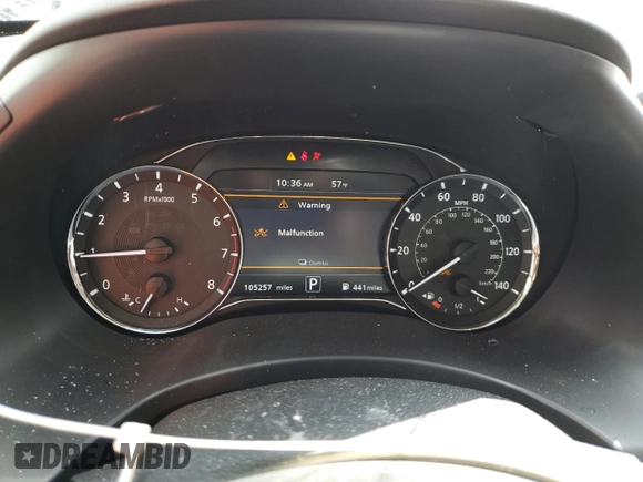 2020 Infiniti QX80 Luxe z VIN JN8AZ2NFXL9703516, wystawiony jako Copart lot #56106045 z przebiegiem 105 257 mil mil oraz Szkoda całkowita • Salvage title. Historia ofert i sprzedaży dostępna na DreamBid. Obrazek 9.