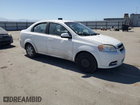 2010 Chevrolet Aveo 1LT with VIN KL1TD5DEXAB094552, listed as a Copart auction lot 63701925 with 161,846 mi miles and Salvage title. Bid and sale history available at DreamBid. Image 4.