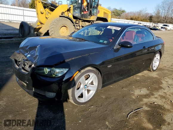 2008 BMW 3 Series 335i with VIN WBAWL73528PX59539, listed as a Copart auction lot 50527865 with 117,733 mi miles and Salvage Title. Bid and sale history available at carsss.com. Image 1.