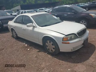 2002 Lincoln LS w/Base Pkg with VIN 1LNHM87A22Y703264, listed as a IAAI auction lot 42004825 with 1 mi miles. Bid and sale history available at carsss.com. Image 1.