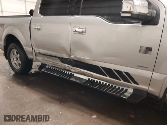 2017 Ford F-150 XL with VIN 1FTEW1EG4HKC24288, listed as a IAAI auction lot 42315916 with 129,499 mi miles and . Bid and sale history available at DreamBid. Image 6.
