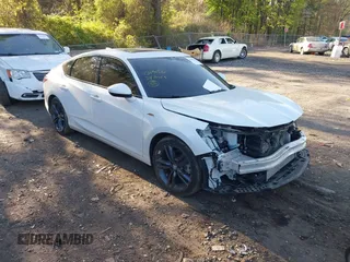 2024 Acura Integra w/A-Spec Package with VIN 19UDE4H3XRA003604, listed as a IAAI auction lot 42145420 with 8,720 mi miles and . Bid and sale history available at DreamBid. Image 1.