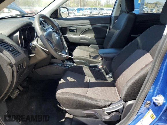 2018 Mitsubishi Outlander ES with VIN JA4AP3AU5JU024172, listed as a Copart auction lot 51807585 with 86,580 mi miles and Salvage title. Bid and sale history available at DreamBid. Image 7.