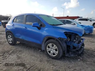 2016 Chevrolet Trax LS with VIN KL7CJKSB0GB570922, listed as a Copart auction lot 51259865 with 90,066 mi miles and Salvage Title. Bid and sale history available at carsss.com. Image 4.