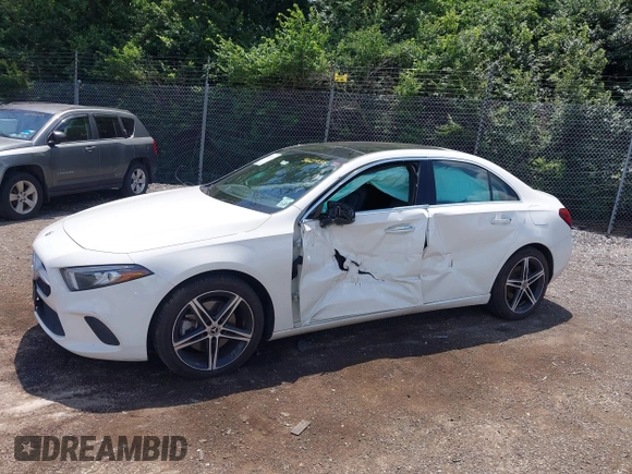 2022 Mercedes-Benz A 220 with VIN W1K3G4FB6NJ360938, listed as a IAAI auction lot 42541917 with 49,854 mi miles and . Bid and sale history available at DreamBid. Image 6.