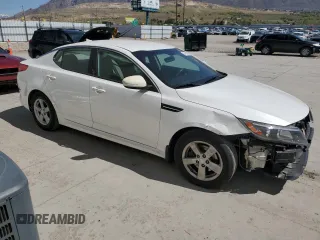 2015 Kia Optima LX with VIN KNAGM4A73F5664551, listed as a Copart auction lot 54159005 with 103,170 mi miles and Salvage Title. Bid and sale history available at carsss.com. Image 4.