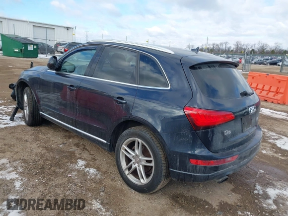 2014 Audi Q5 Premium Plus with VIN WA1LFAFP7EA124297, listed as a IAAI auction lot 41304869 with 109,545 mi miles. Bid and sale history available at carsss.com. Image 3.