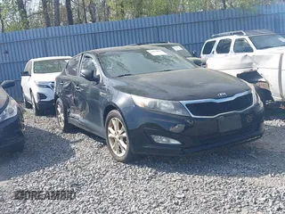2013 Kia Optima EX with VIN 5XXGN4A7XDG230054, listed as a IAAI auction lot 40856801 with 235,368 mi miles. Bid and sale history available at carsss.com. Image 1.