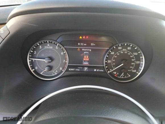 2021 Nissan Armada SL with VIN JN8AY2BB4M9793719, listed as a Copart auction lot 79640594 with 82,997 mi miles and Salvage Title. Bid and sale history available at carsss.com. Image 9.