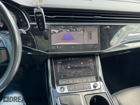 2021 Audi Q7 Premium Plus with VIN WA1LXAF71MD019698, listed as a Copart auction lot 62401545 with 96,993 mi miles and Clean title. Bid and sale history available at DreamBid. Image 10.