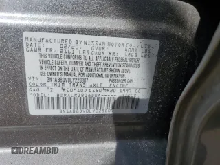 2020 Nissan Sentra SR with VIN 3N1AB8DV0LY228807, listed as a Copart auction lot 52566665 with 69,734 mi miles and Salvage Title. Bid and sale history available at DreamBid. Image 12.