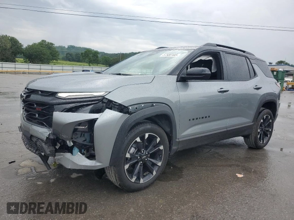 2025 Chevrolet Equinox FWD RS with VIN 3GNAXLEG1SL226410, listed as a Copart auction lot 57580165 with 8,079 mi miles and Salvage title. Bid and sale history available at DreamBid. Image 1.