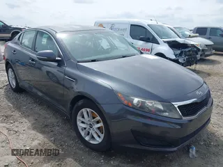 2011 Kia Optima LX with VIN KNAGM4A75B5054483, listed as a IAAI auction lot 41941704 with Not Provided miles and . Bid and sale history available at carsss.com. Image 1.