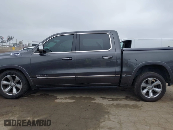 2019 Ram 1500 Limited with VIN 1C6SRFHT6KN773195, listed as a IAAI auction lot 42421233 with 82,506 mi miles and . Bid and sale history available at DreamBid. Image 15.