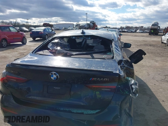 2021 BMW 4 Series M440i xDrive with VIN WBA13AR01MCG19764, listed as a IAAI auction lot 41486485 with Not Provided miles and . Bid and sale history available at DreamBid. Image 16.